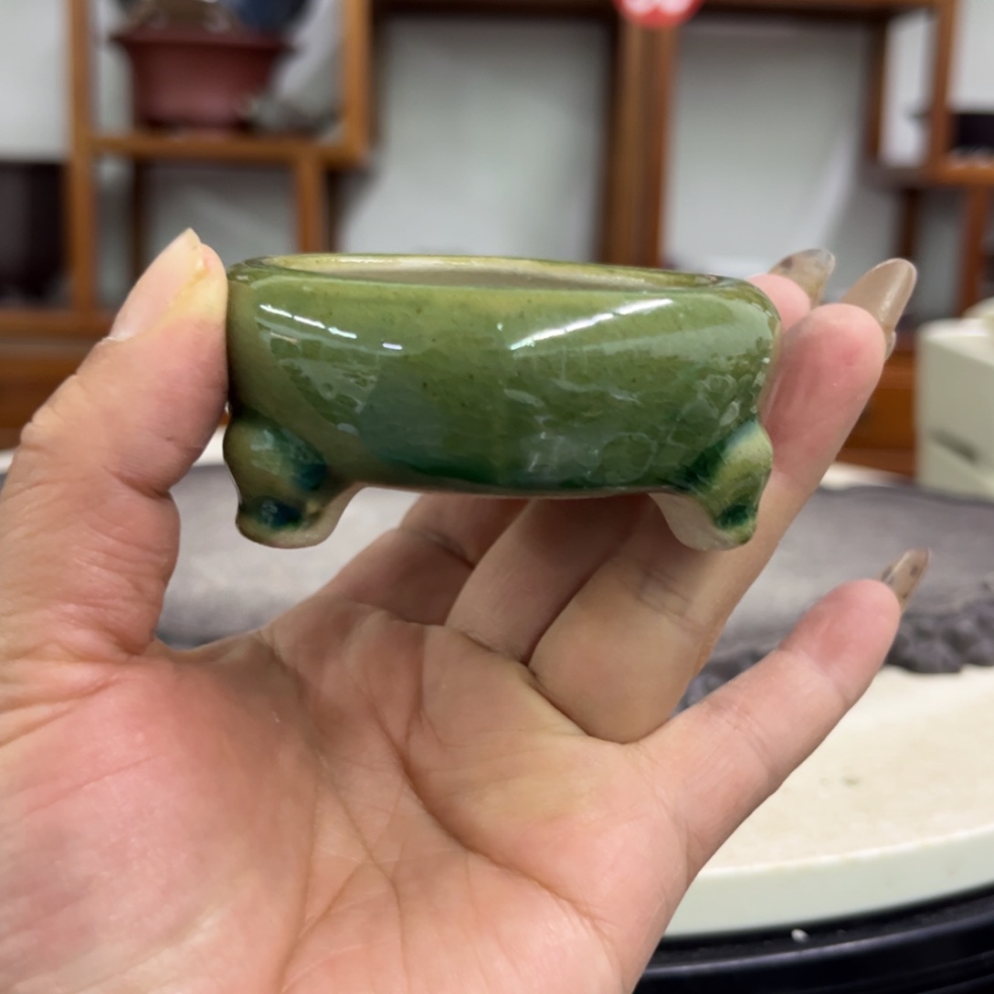 紫砂花盆瑕疵3.5-6.5。z