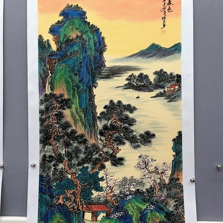 国画书法作品多次参加