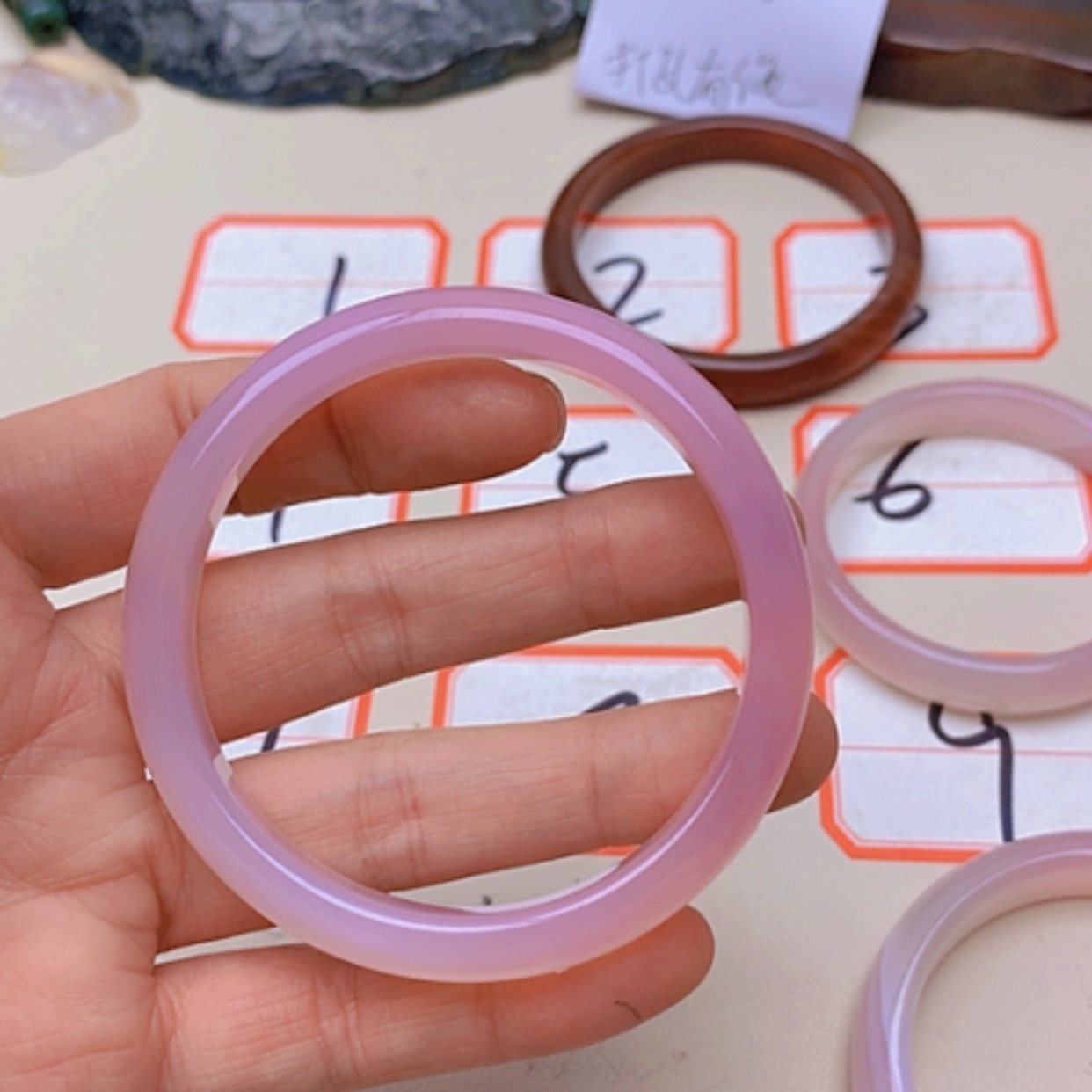 【闪购商品】玛瑙/玉髓珠宝奇石未镶嵌开***桃