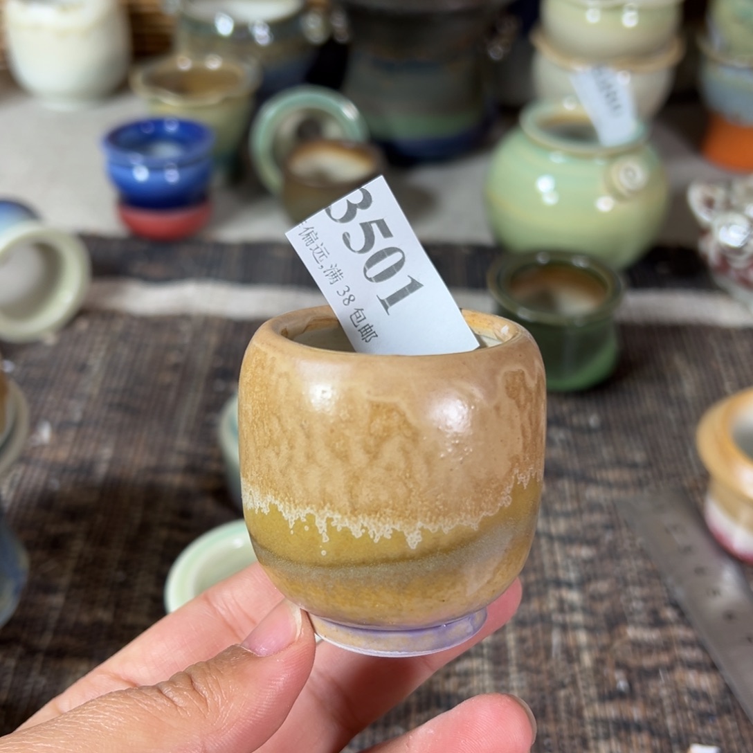 红陶景德镇手工花盆