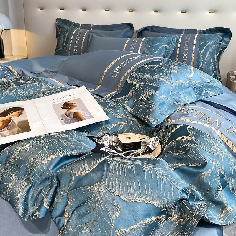 【周董秋冬严选】欧式宫廷设计轻奢提花浮雕四件套-a