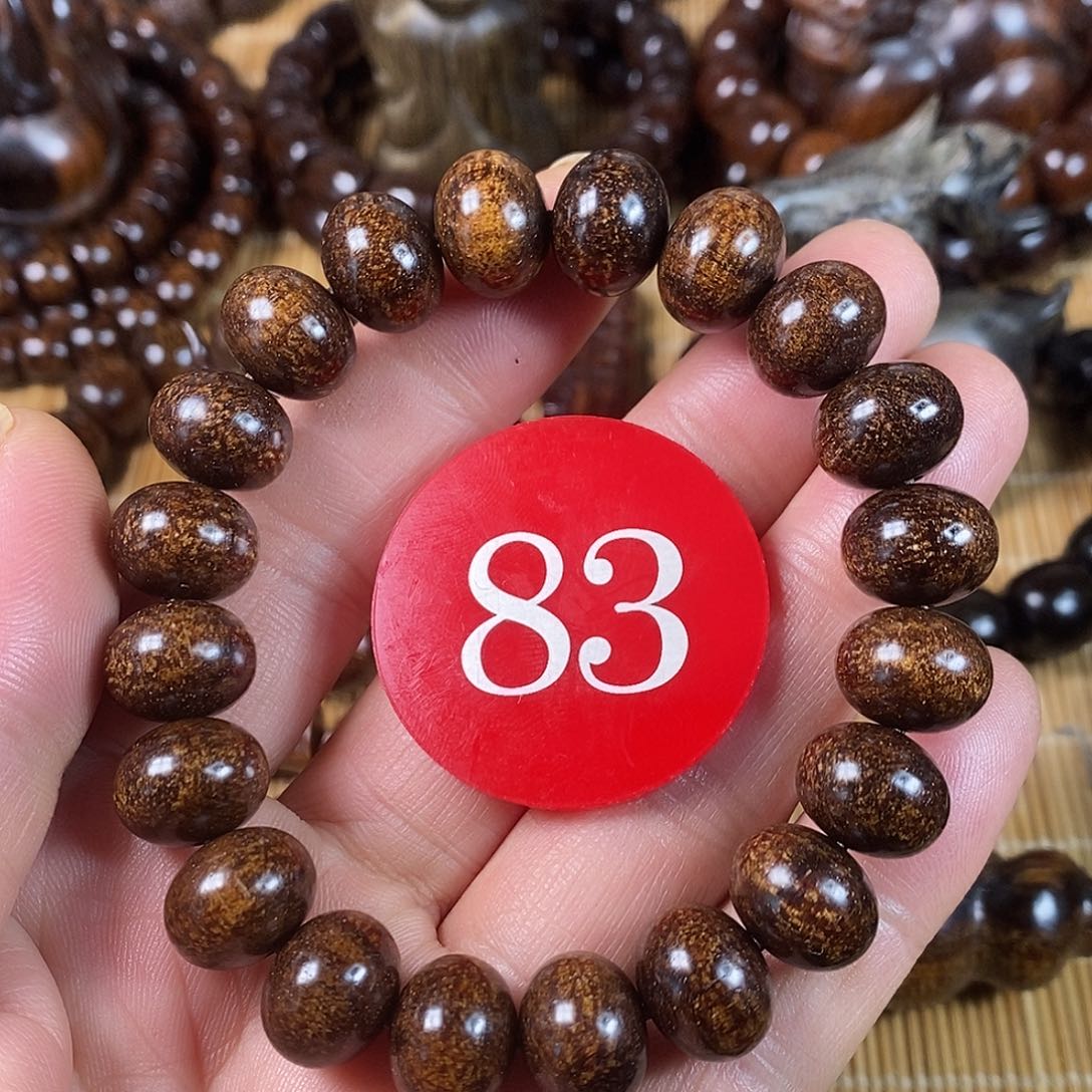 仙***人手串/手链贡木算盘珠1013