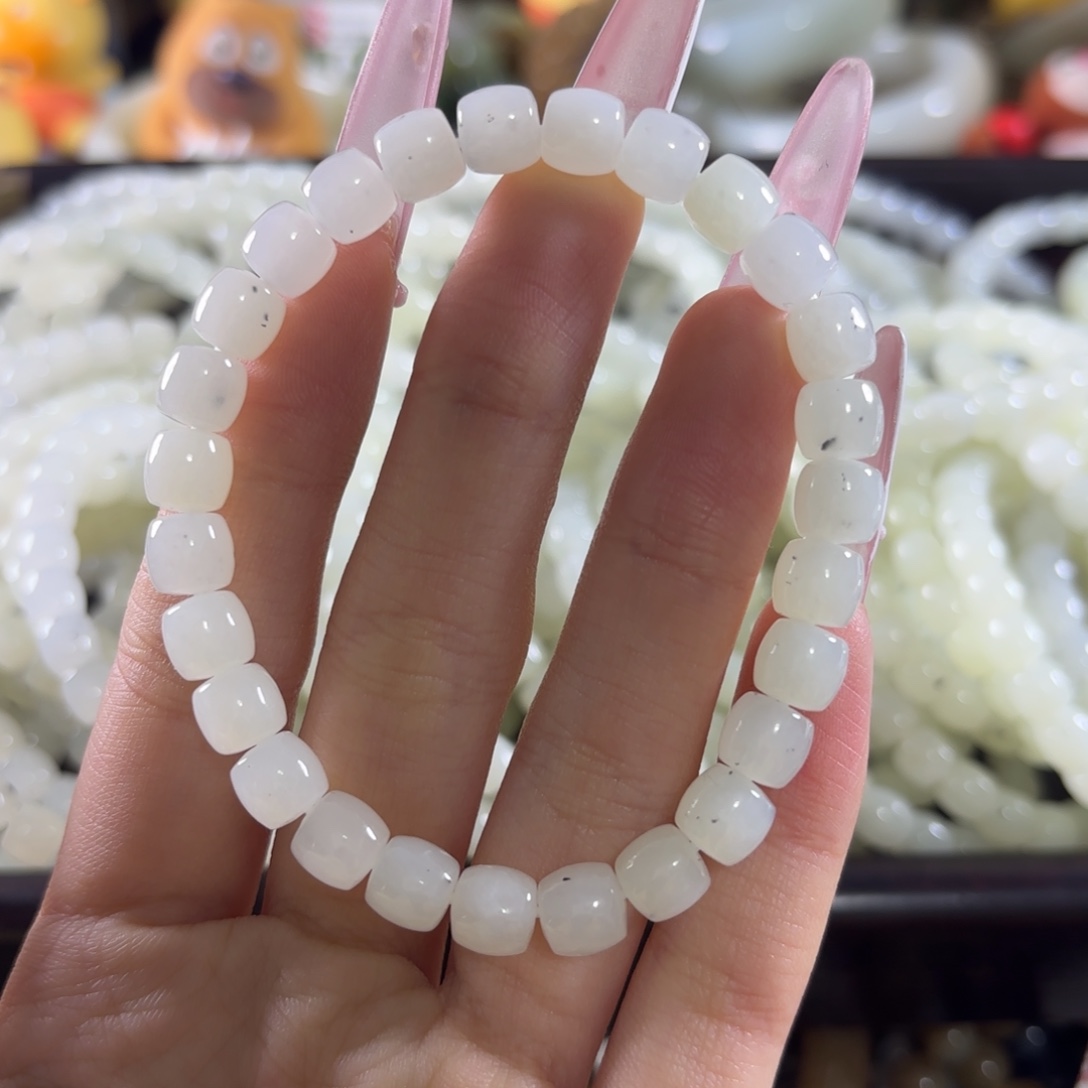 和田玉未镶嵌手链169