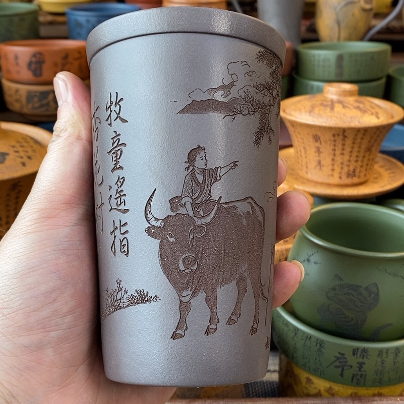 【闪购商品】紫砂杯子宜兴全手工紫砂杯