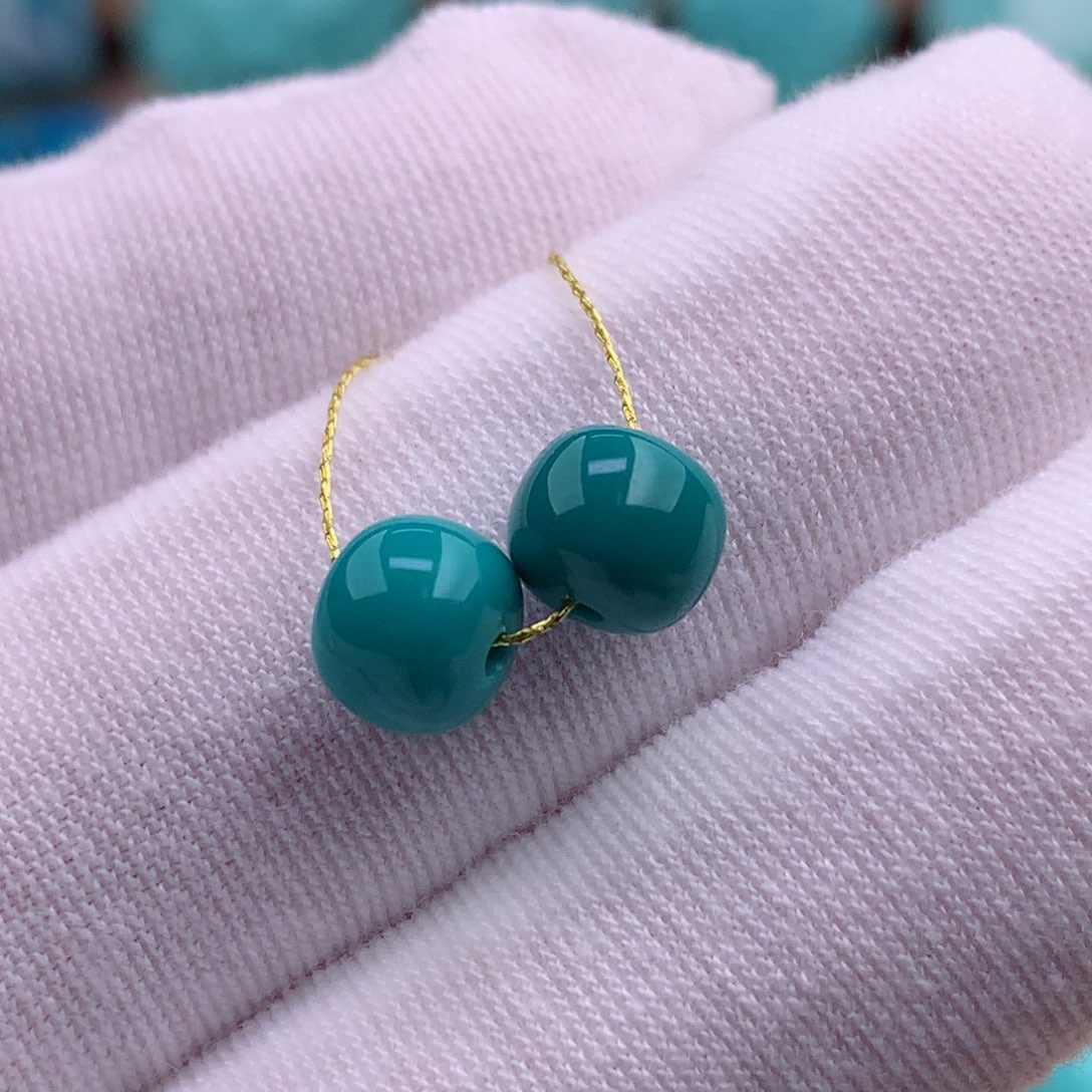 未镶嵌绿松石珠宝奇石7.2✖️6mm