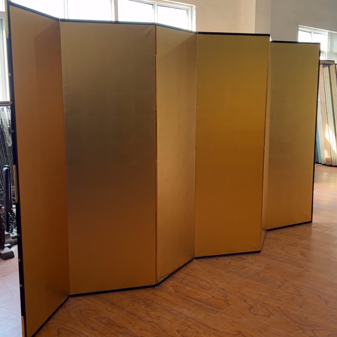 绘画屏风框画茶空间设计