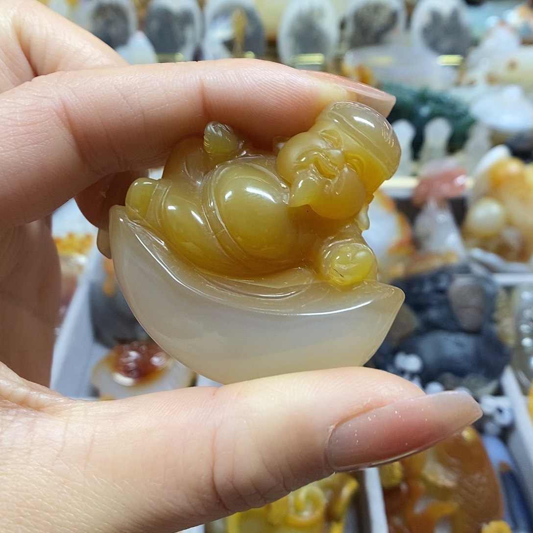 玛瑙/玉髓颈饰未镶嵌超**想