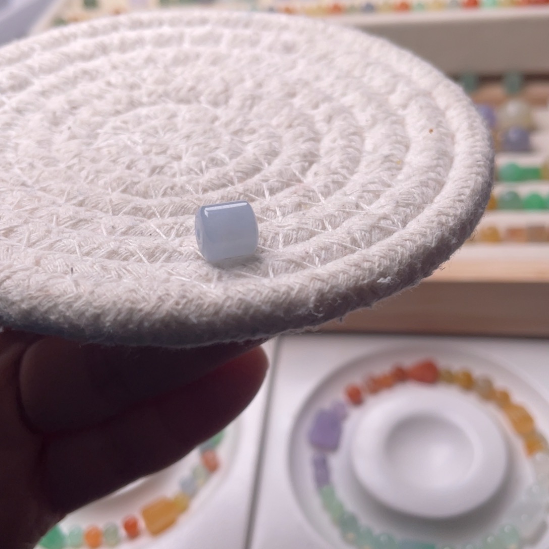 未镶嵌手链翡翠卡7.4卡7.7蓝桶