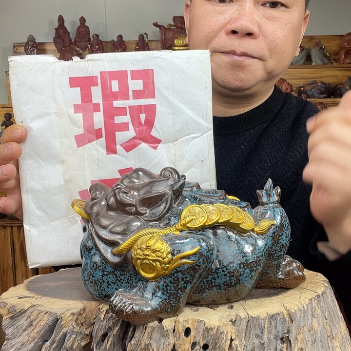 茶宠紫砂茶宠摆件