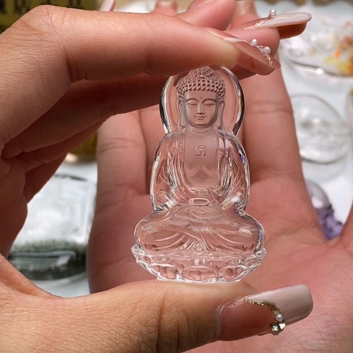 水晶颈饰未镶嵌优****务