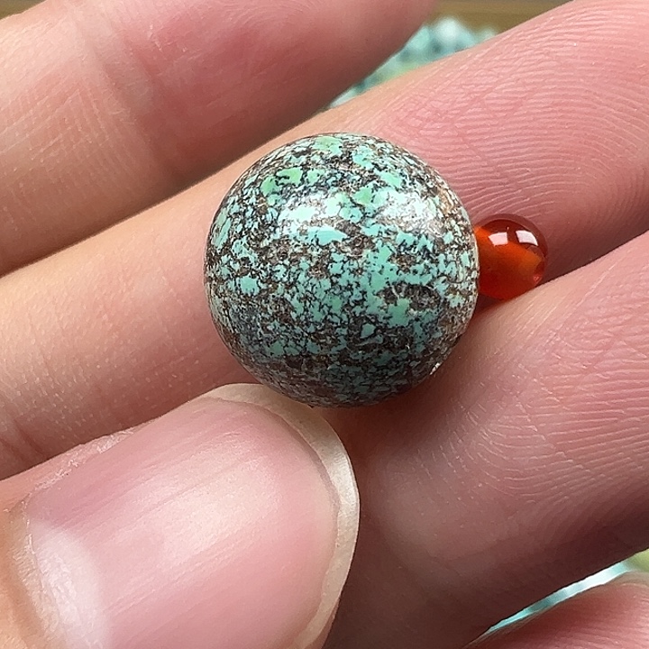 南红玛瑙配饰未镶嵌卡13.3