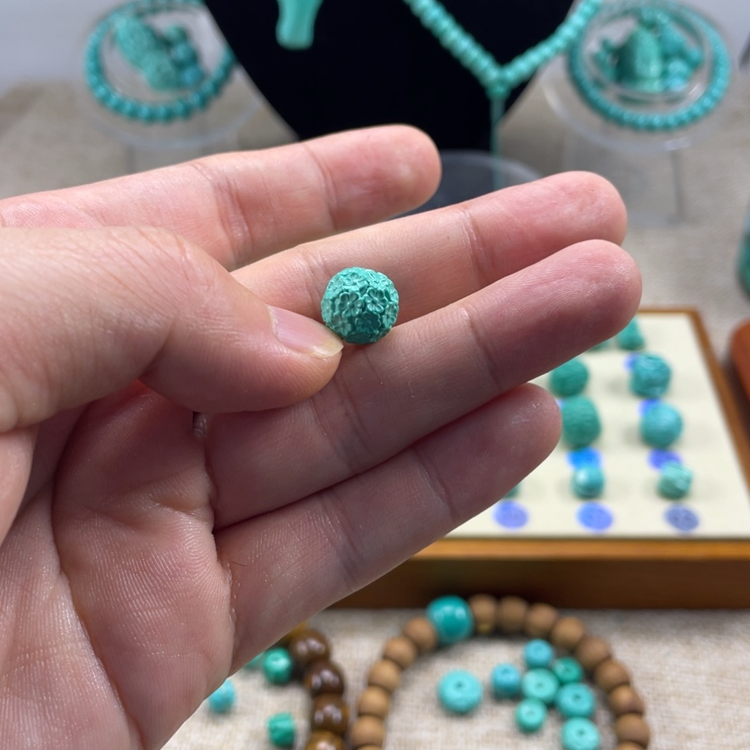 十堰手工雕刻配饰配珠，直径10