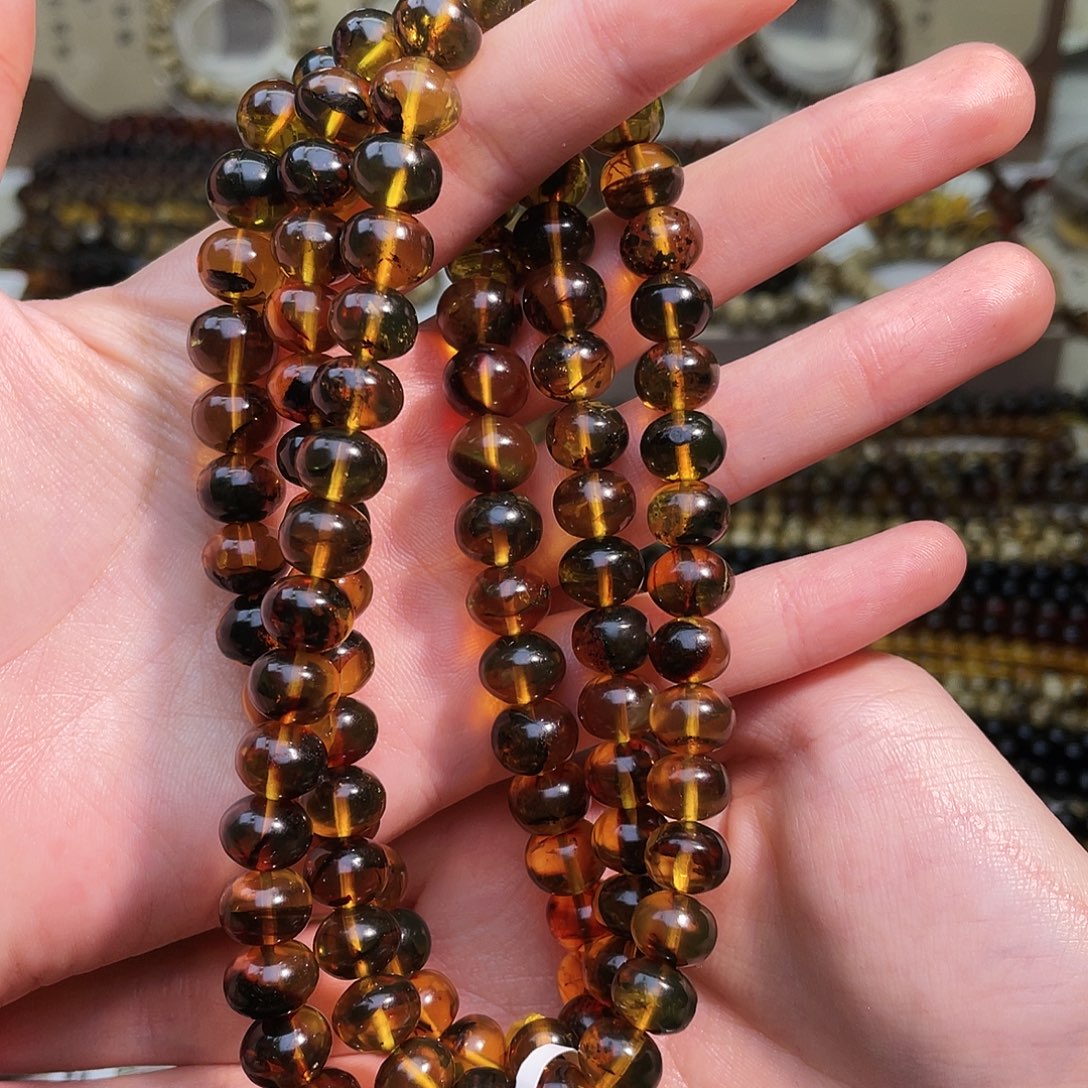 琥珀未镶嵌裸石抚顺琥珀9➕108植物珀