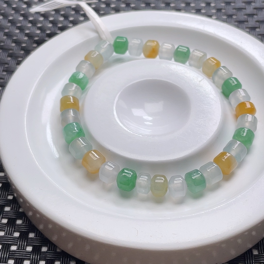 翡翠手链未镶嵌卡6