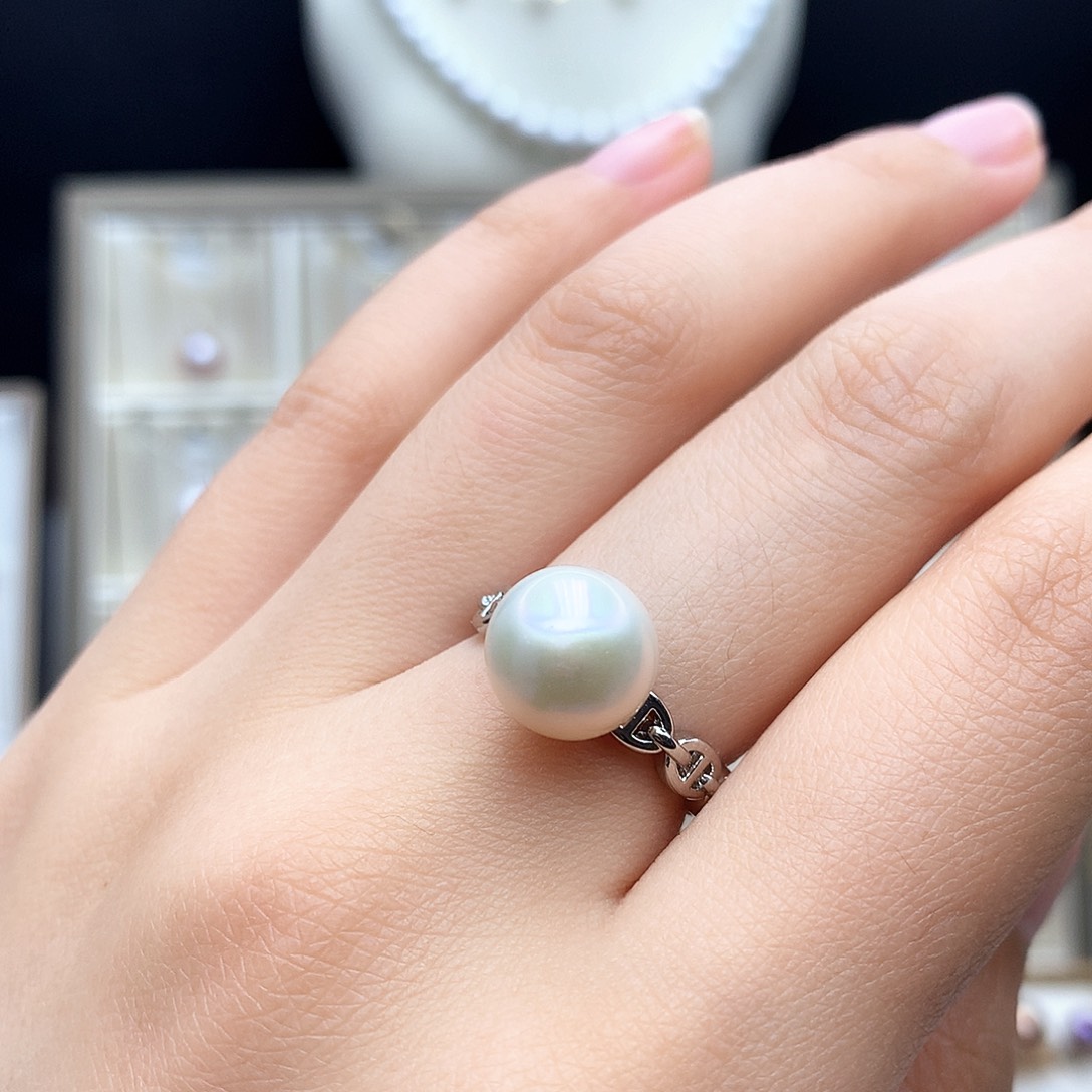 淡水珍珠颈饰合金