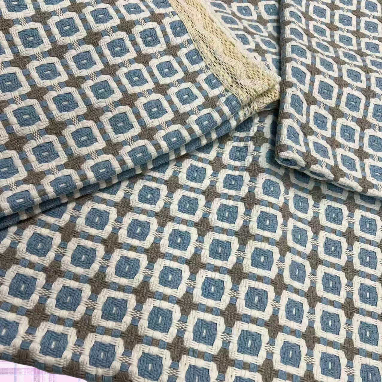 【沙发垫处理】透气加厚沙发垫提花防滑加厚三件套棉麻柔软沙发垫