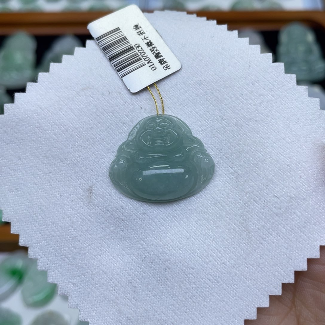 颈饰未镶嵌翡翠佛公
