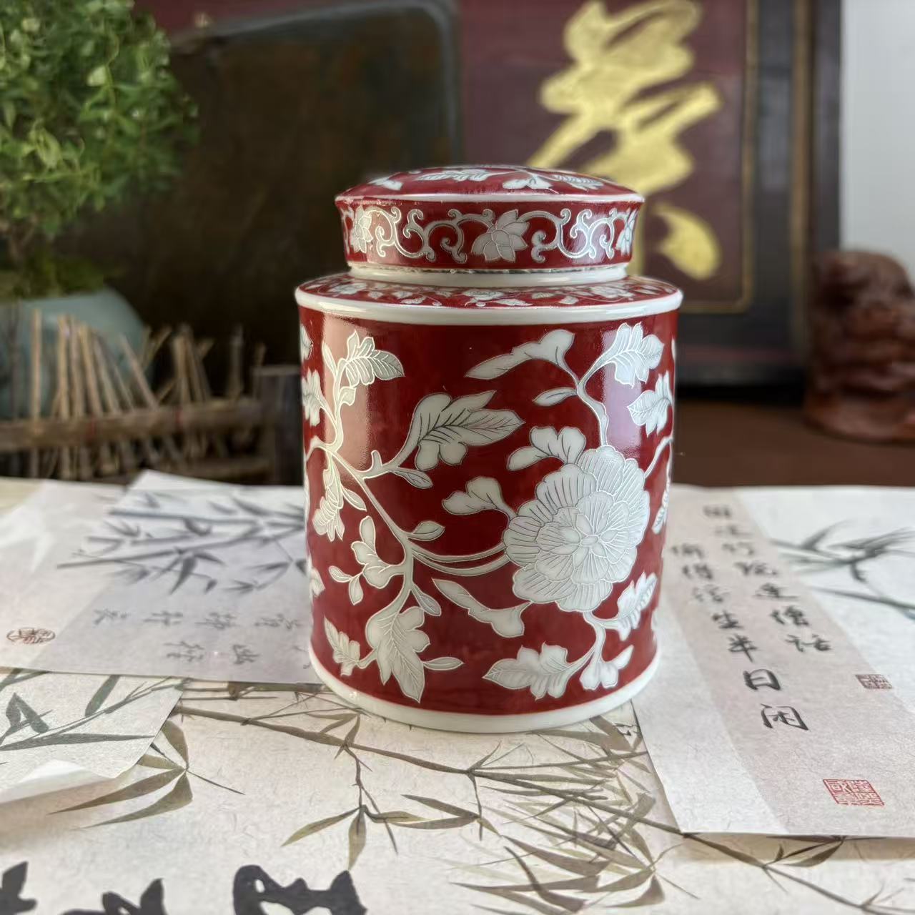 红花茶叶罐-0047-直播专享
