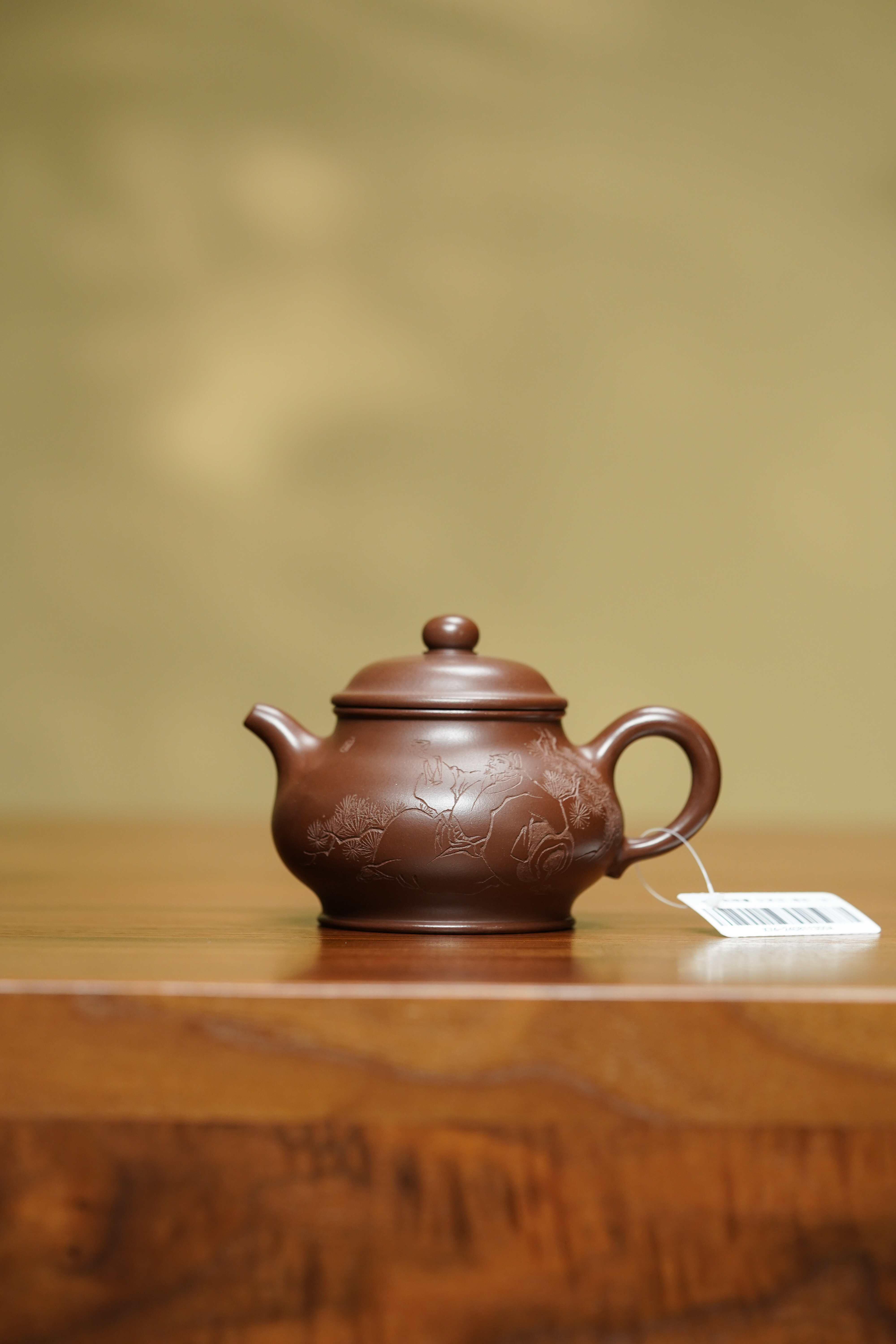 25号朱晓睿陈腐老紫泥潘壶【鱼】180CC