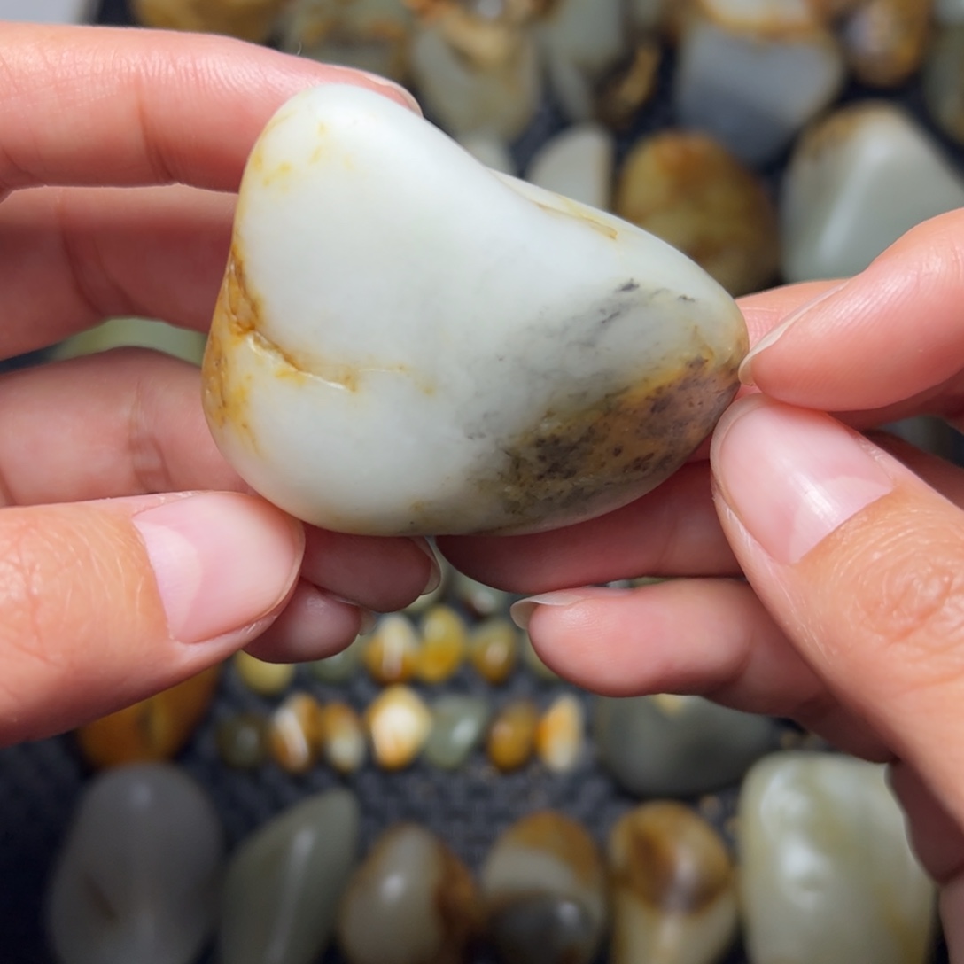 和田玉未镶嵌挂件A79