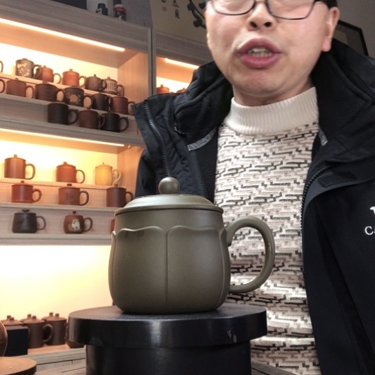 绿泥茶杯莲子杯容量300