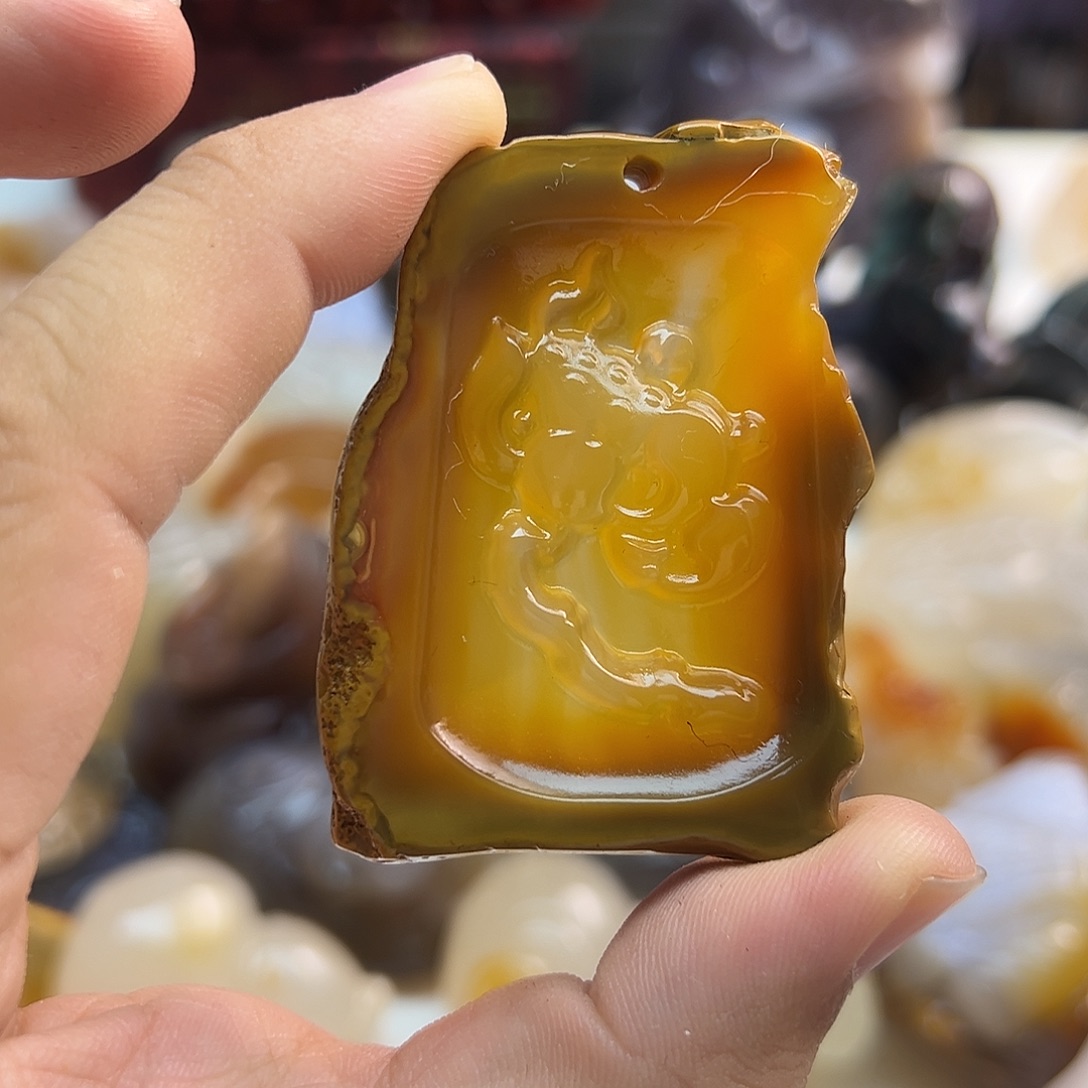 玛瑙/玉髓合金颈饰