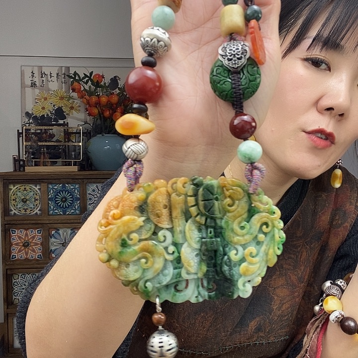 翡翠项链未镶嵌项链