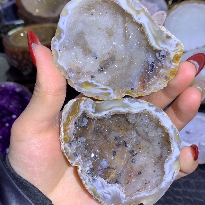 水晶 福利蚕丝盆未镶嵌