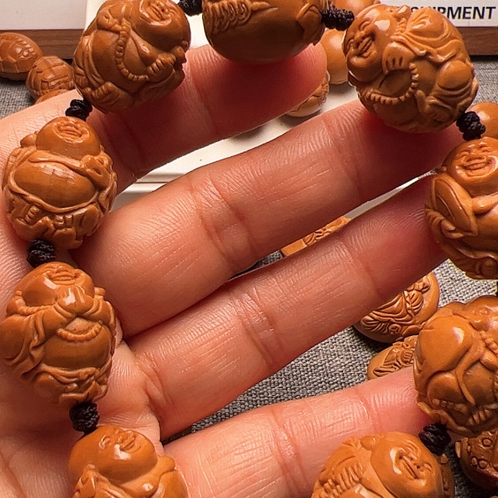 橄榄核手串/手链弥勒佛