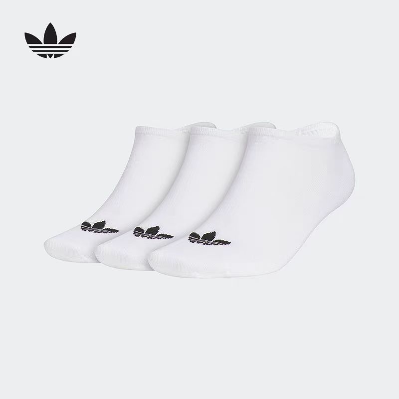 ADIDAS ORIGINALS 三叶草系列四季款中性款三双装袜子JC9285