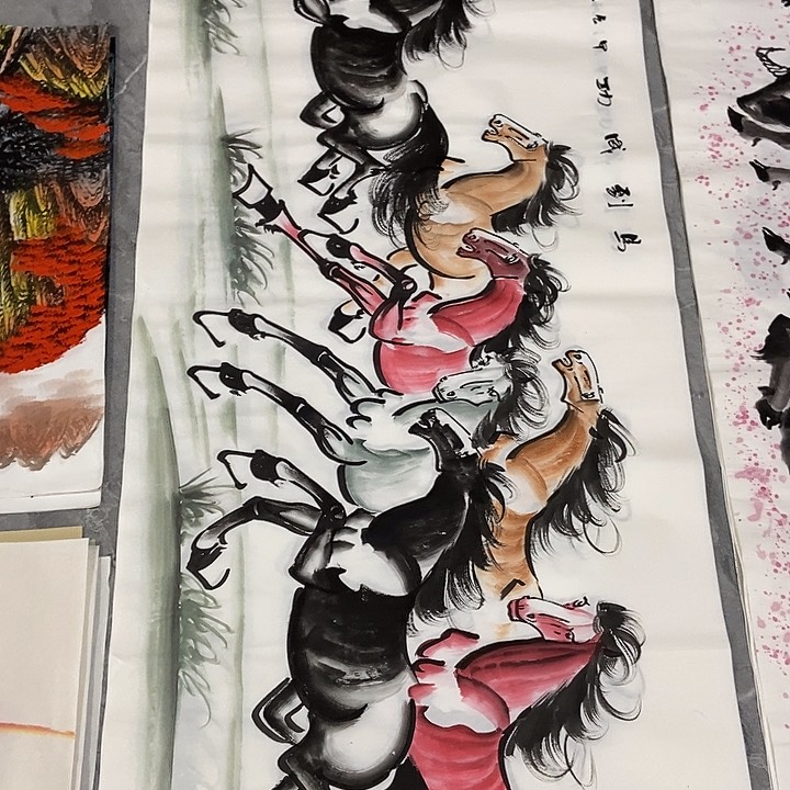 三个张画廊直播间！