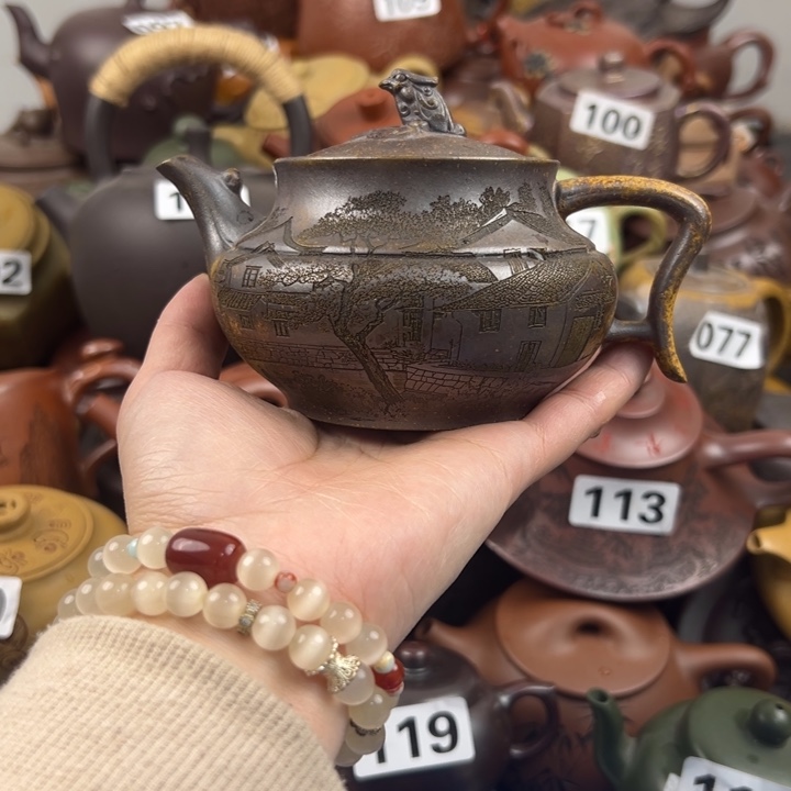 紫砂茶壶紫砂壶微瑕 