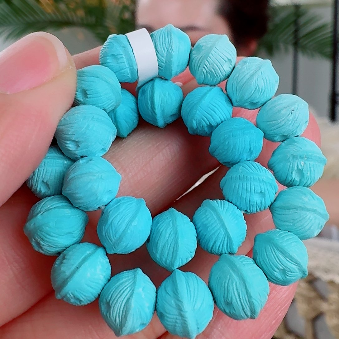 未镶嵌绿松石珠宝奇石