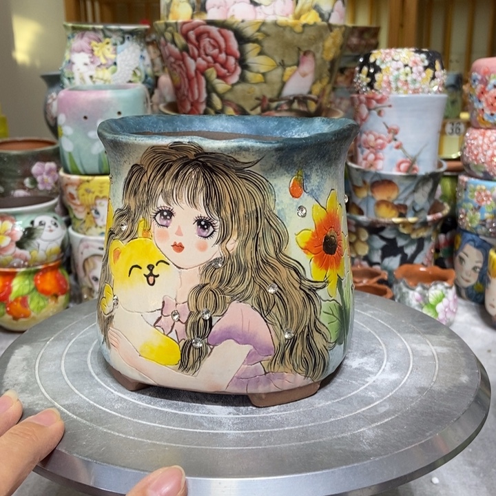 景德镇艺术手绘作品