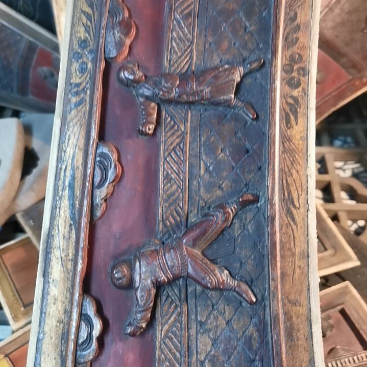 木明*老木雕花版一片