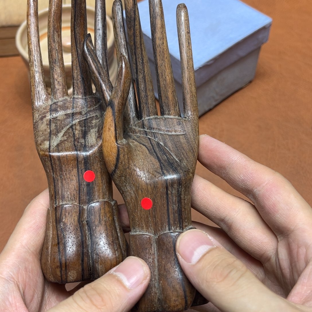 木 工艺品茶周边 红红火火