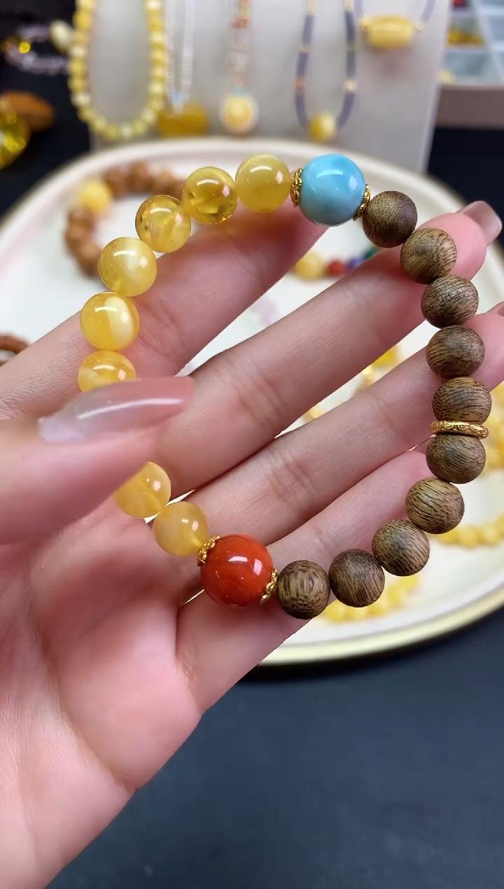 【扭转乾坤】蜜蜡手串--ML01|BML3