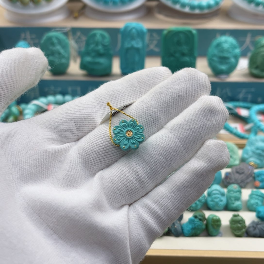 绿松石珠宝奇石未镶嵌