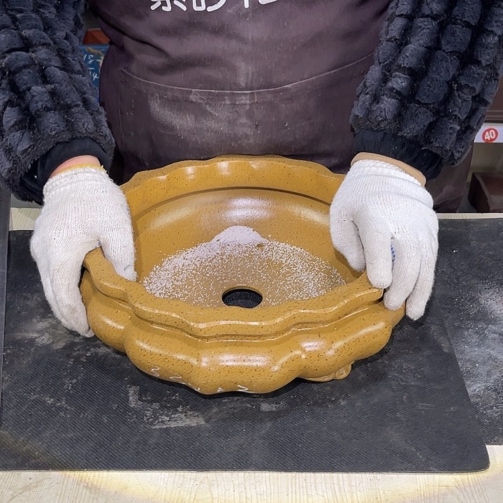 紫砂花盆紫砂等传统