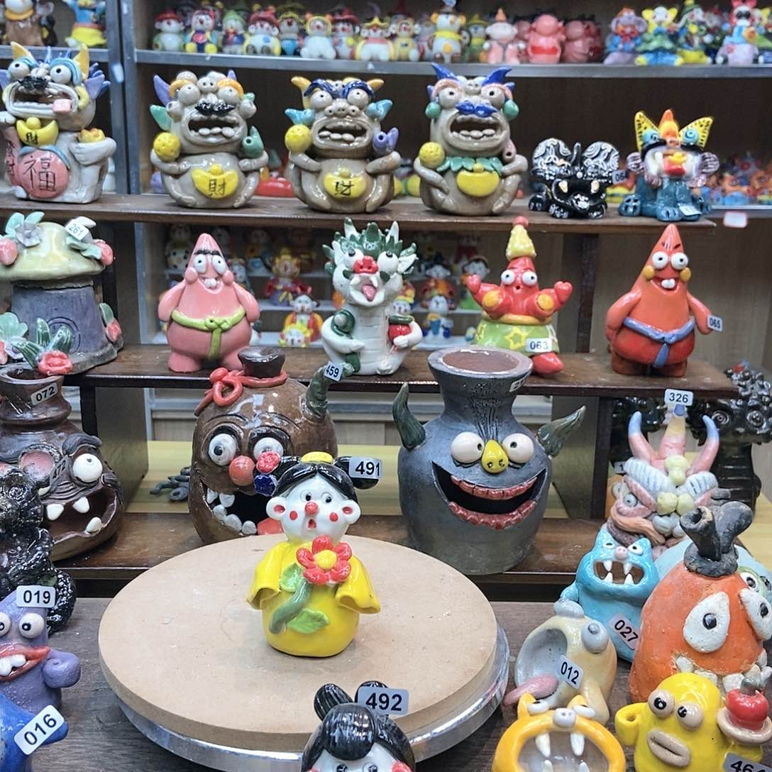 摆件直播间手工陶瓷摆件福利491