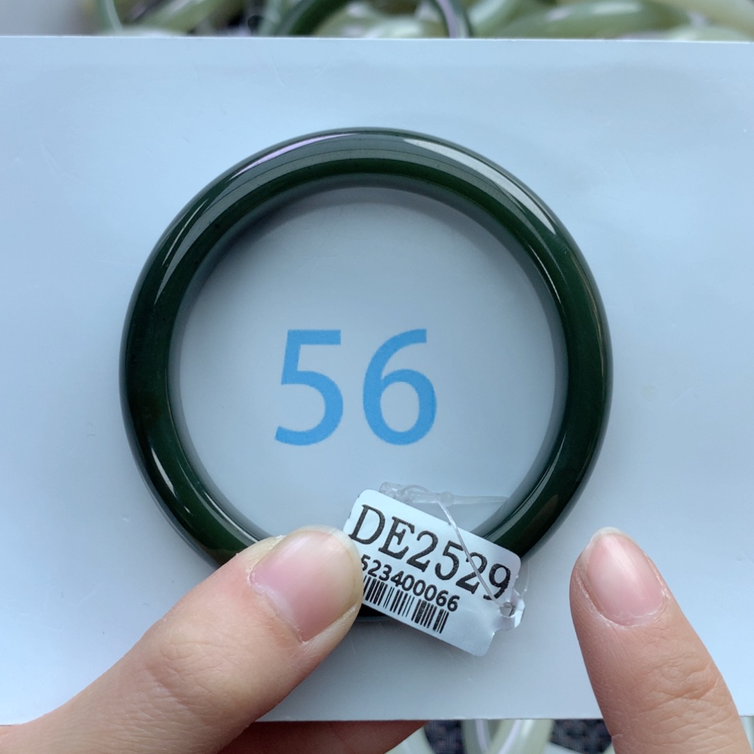 和田玉手镯未镶嵌风*