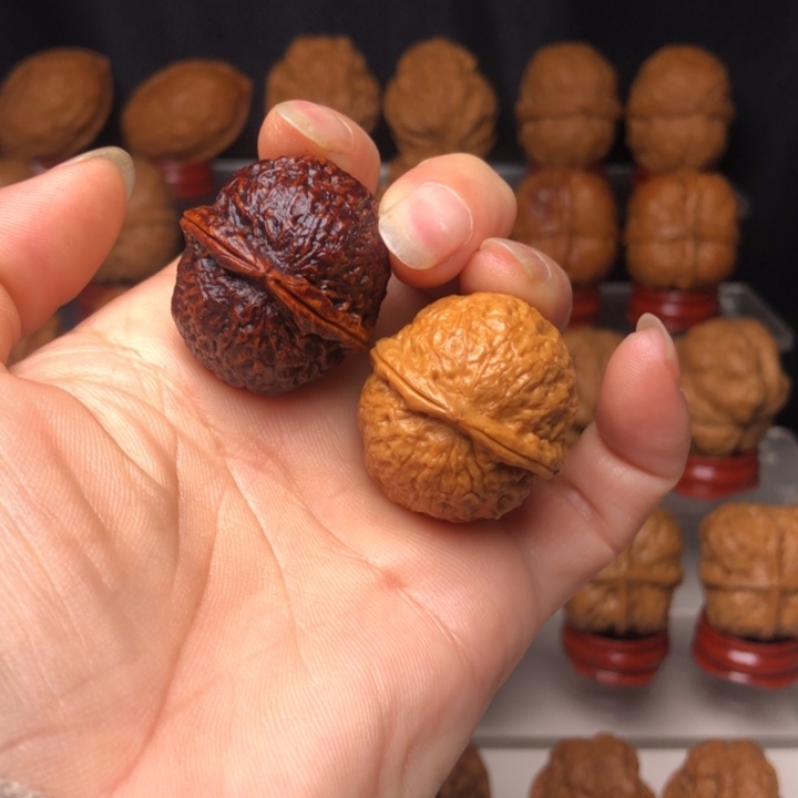 吊坠桃核6福星小铁锤