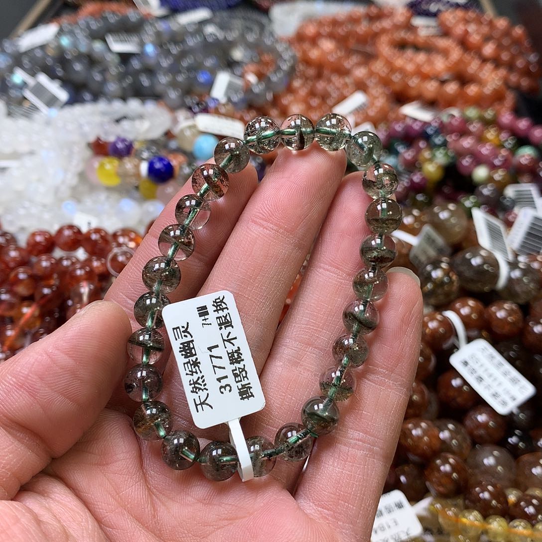 水晶手链未镶嵌，