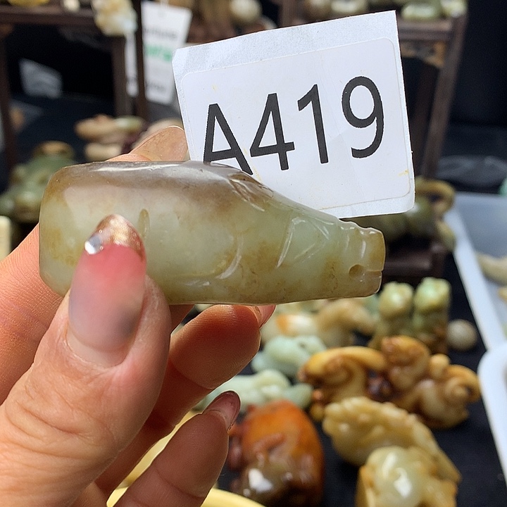 和田玉银S925镀金镶嵌颈饰