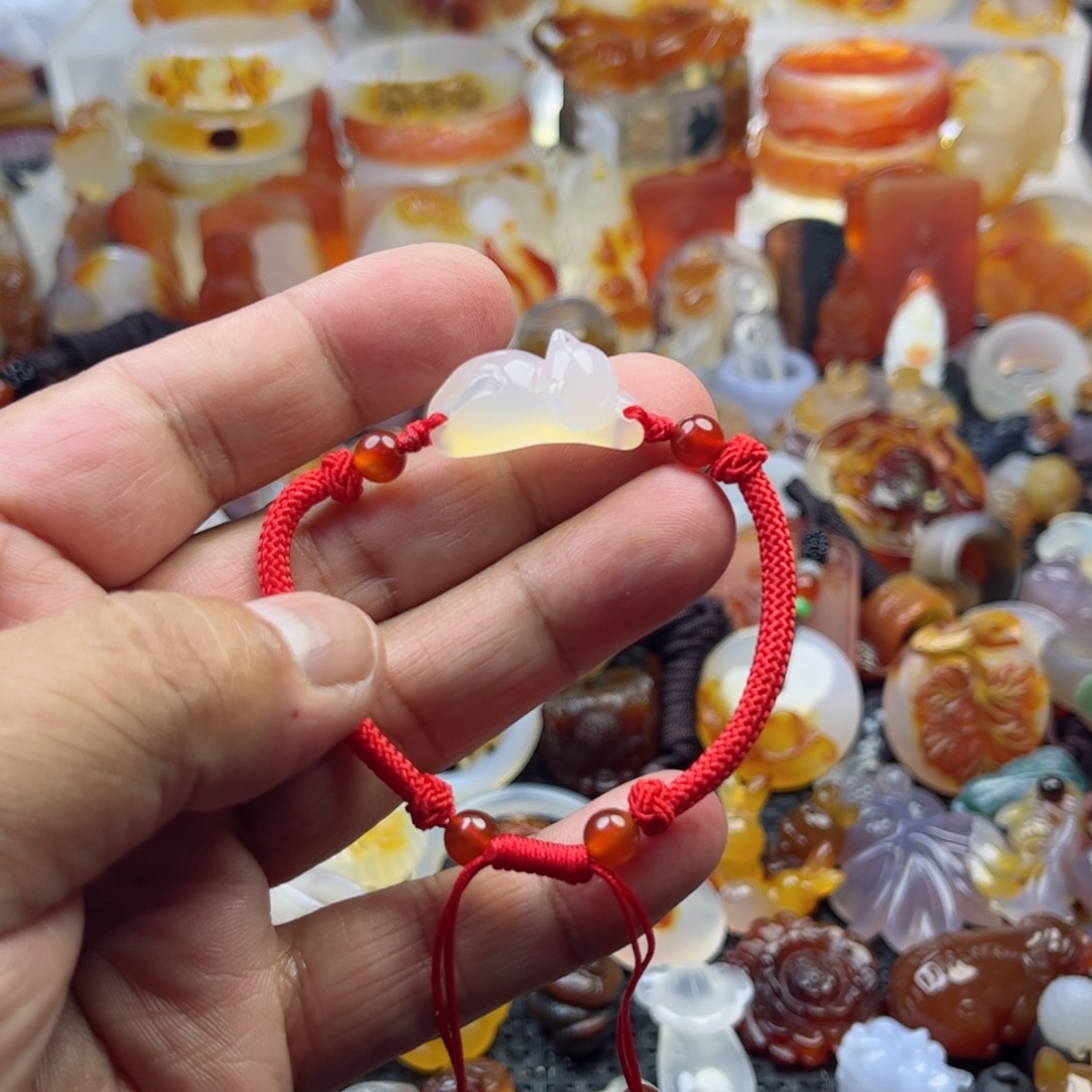 玛瑙/玉髓手绳未镶嵌