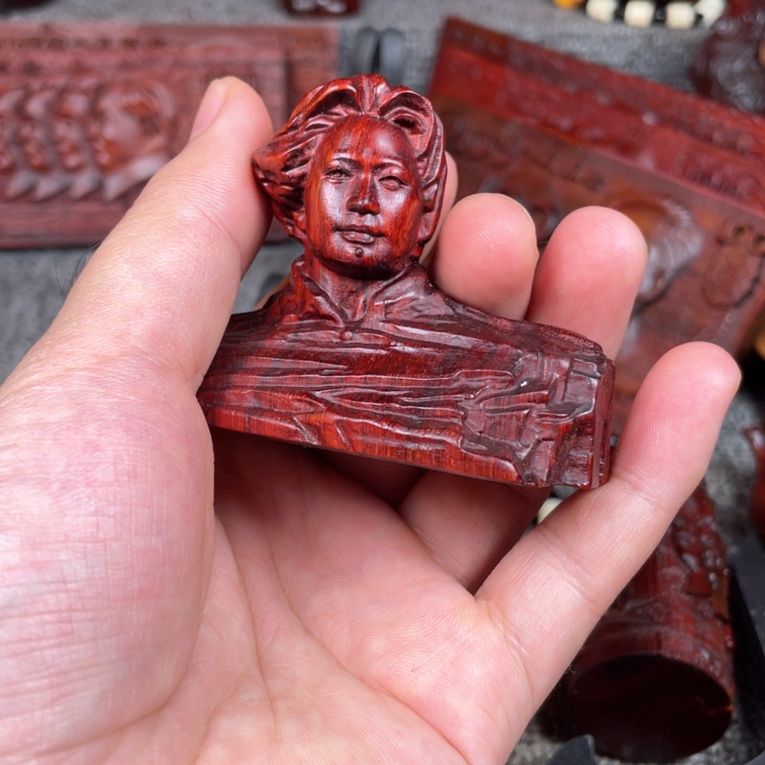 木橘子洲头 手把件