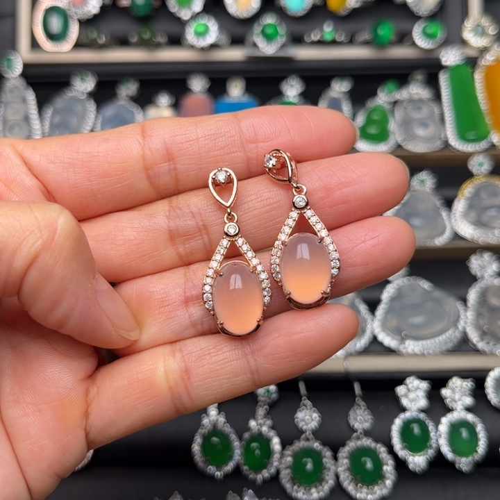 玛瑙/玉髓合金颈饰