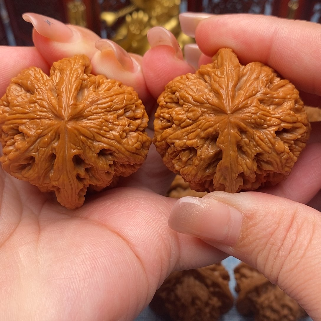 李***️文玩核桃把件43.5全粗筋