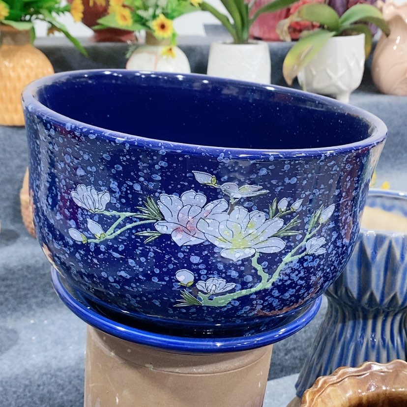 【闪购商品】红陶陶瓷花盆，多肉花盆