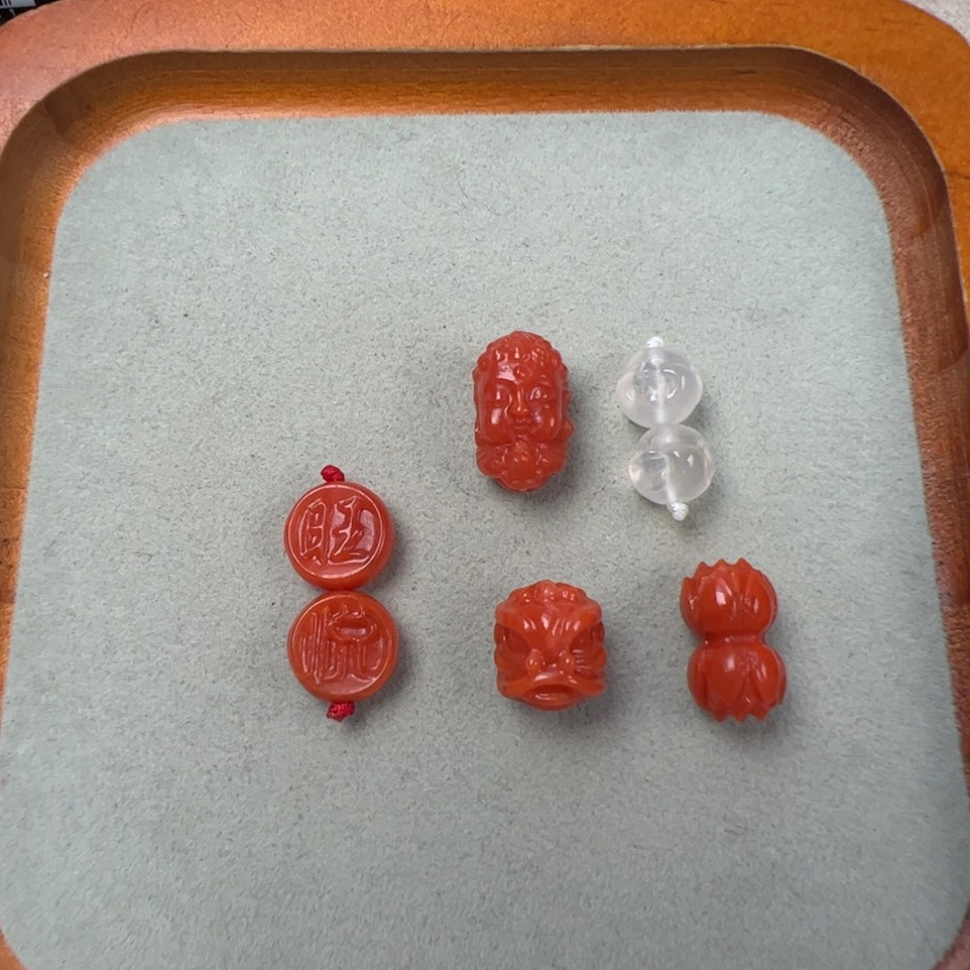 南红玛瑙未镶嵌A12（配饰套装9-11mm）